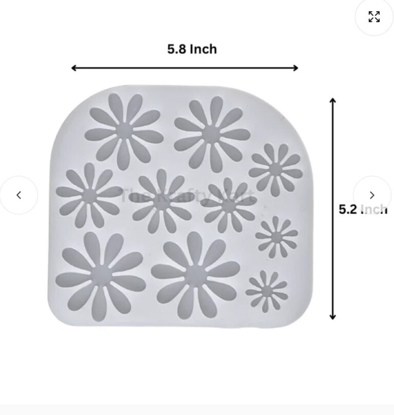 3D Flower Mold - 10 Cavity