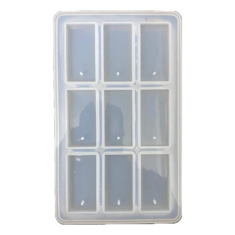 Key Chain / Jewellery Mold - 9 Cavity - Rectangle