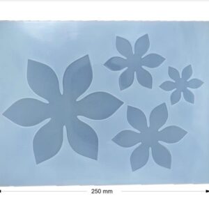 3D Flower Mold - 4 Cavity (Heavy Weight - 50 Casting Garuntee)