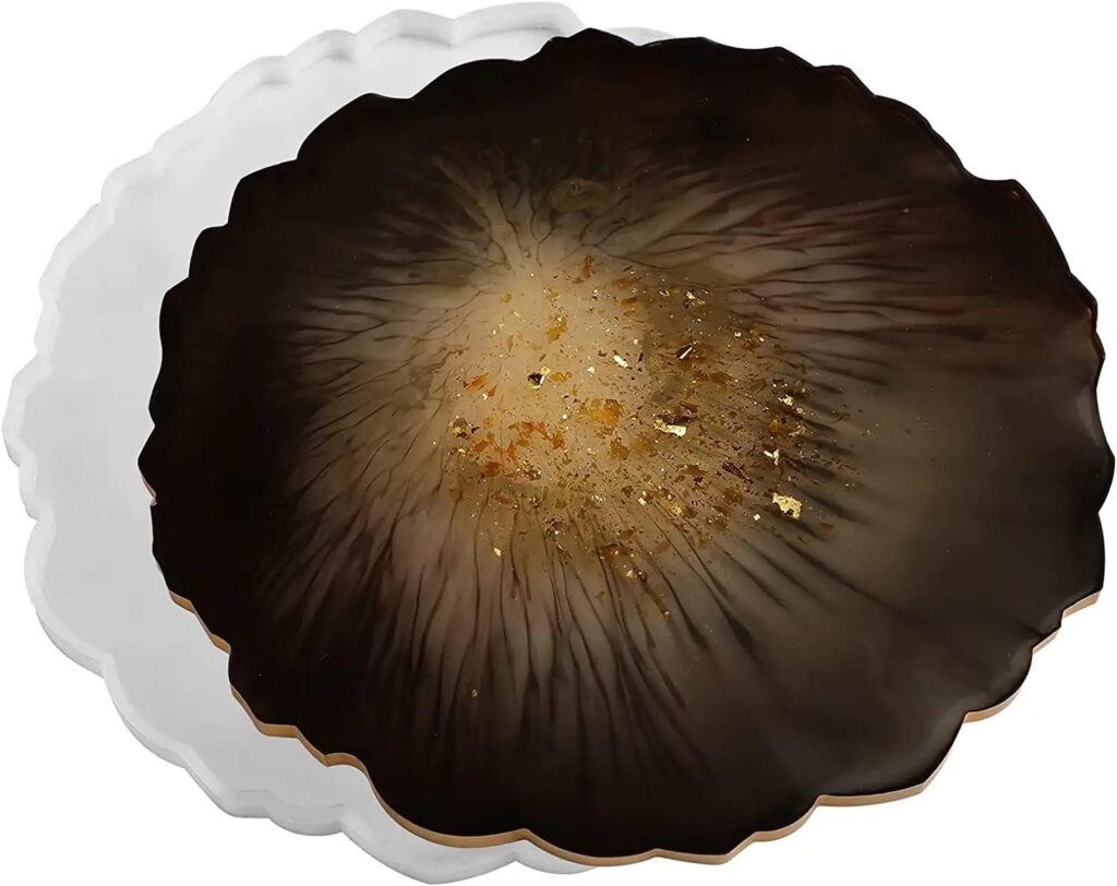 Round Agate Coaster Mold - 5 Inch