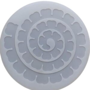 3D Flower Mold - Spiral - 9.5 inch