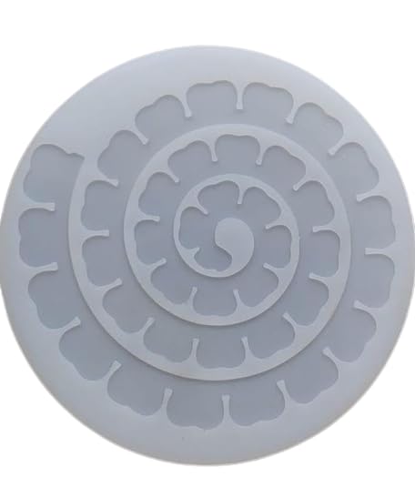 3D Flower Mold - Spiral - 9.5 inch