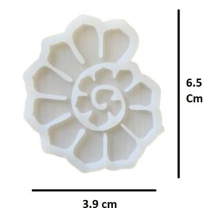3D Flower Mold - Spiral Cavity