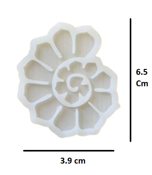 3D Flower Mold - Spiral Cavity