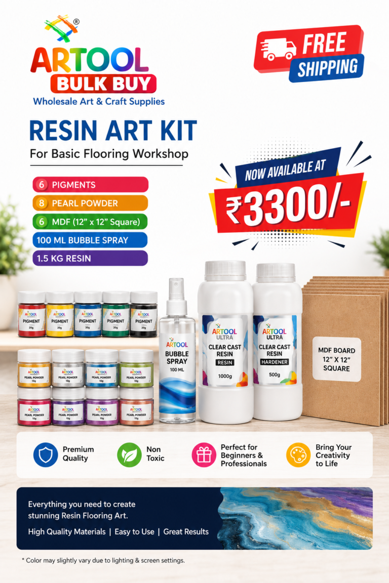 Resin Art Kit - Workshop for Basic
