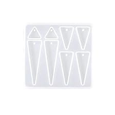 Key Chain / Jewellery Mold - 8 Cavity - Triangle