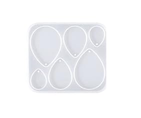 Key Chain / Jewellery Mold - 6 Cavity - Drop