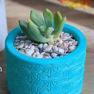 Flower Pot Mold - Daimond  planter Mold- 3.5 inch (Handmade)