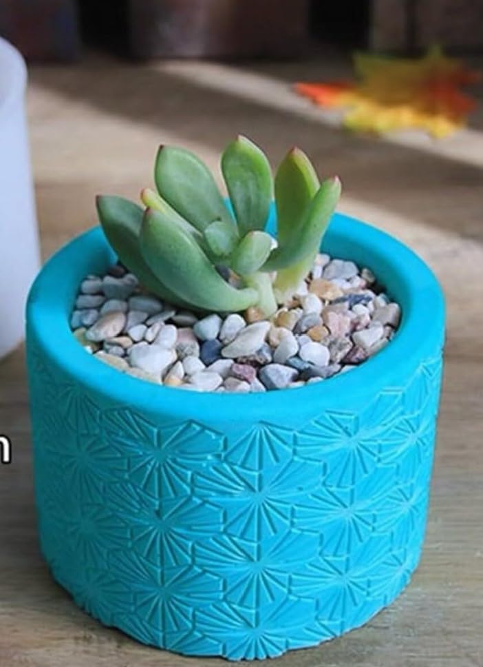 Flower Pot Mold - Daimond  planter Mold- 3.5 inch (Handmade)