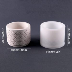 Flower Pot Mold - Curtain planter Mold- 3 inch (Handmade)