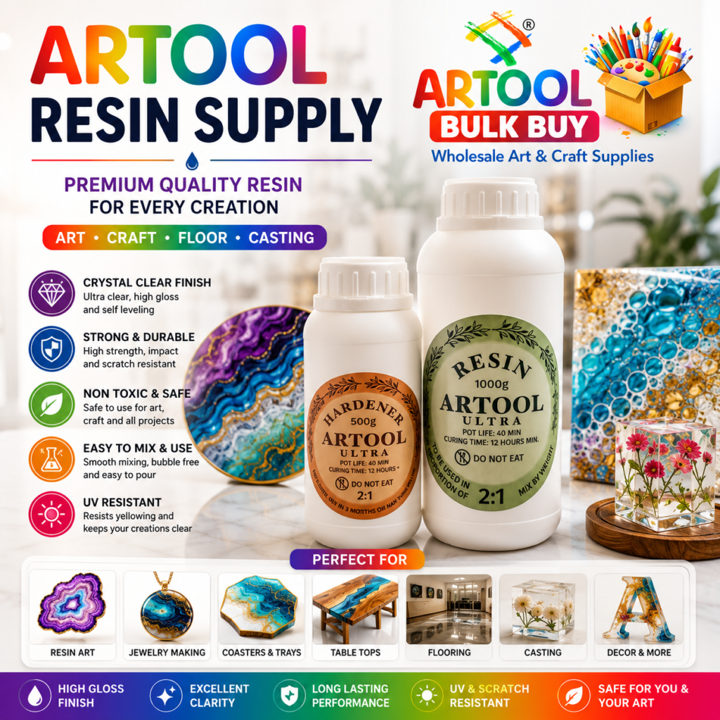 Art Resin - Artool Ultra - 900g Resin + 300 G Hardner - Casting