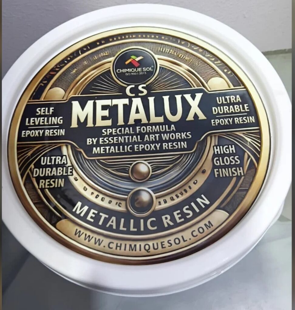 Floor Resin - Metalic Top Coat - 4 kg Resin +1.720 kg Hardner + 10kg Silica Powder (Copy)