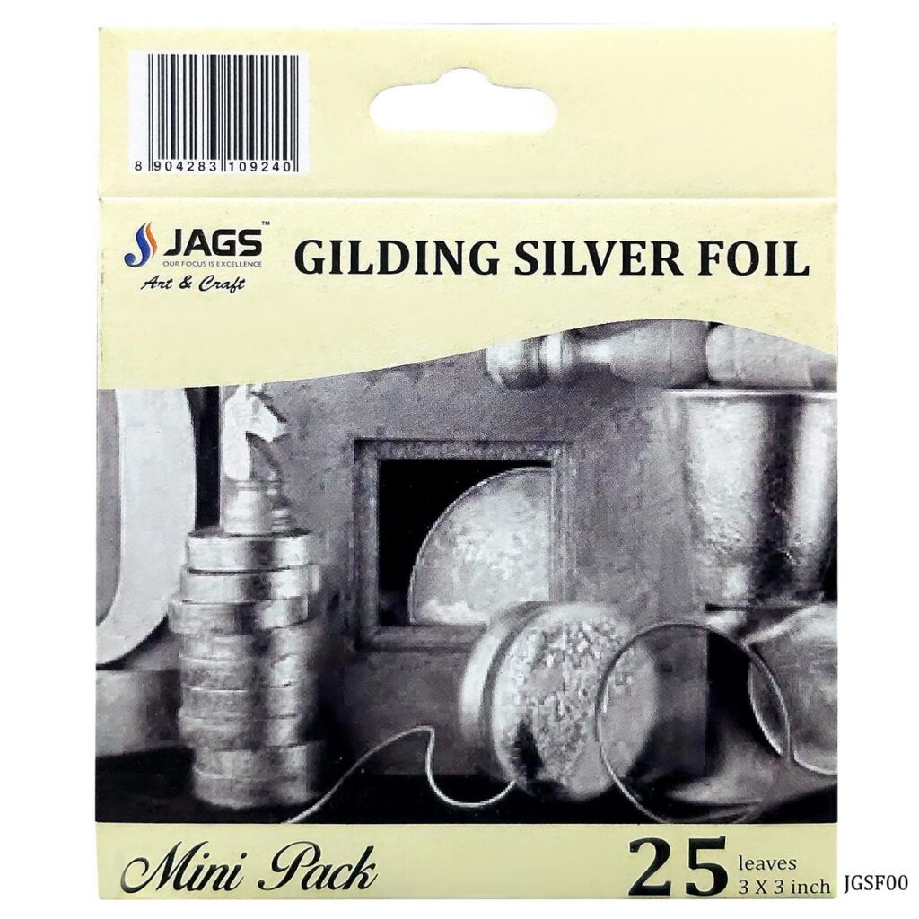 Foil sheet - Silver 3*3 inch - 25 Sheet